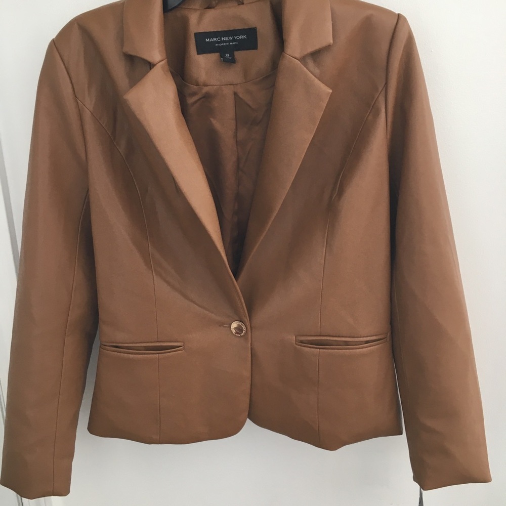 Andrew Marc Faux leather jacket